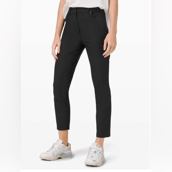 Lululemon City Sleek 5 Pocket 7/8 Pant Black Career Wear Workplace Size 6 - Picture 1 of 6